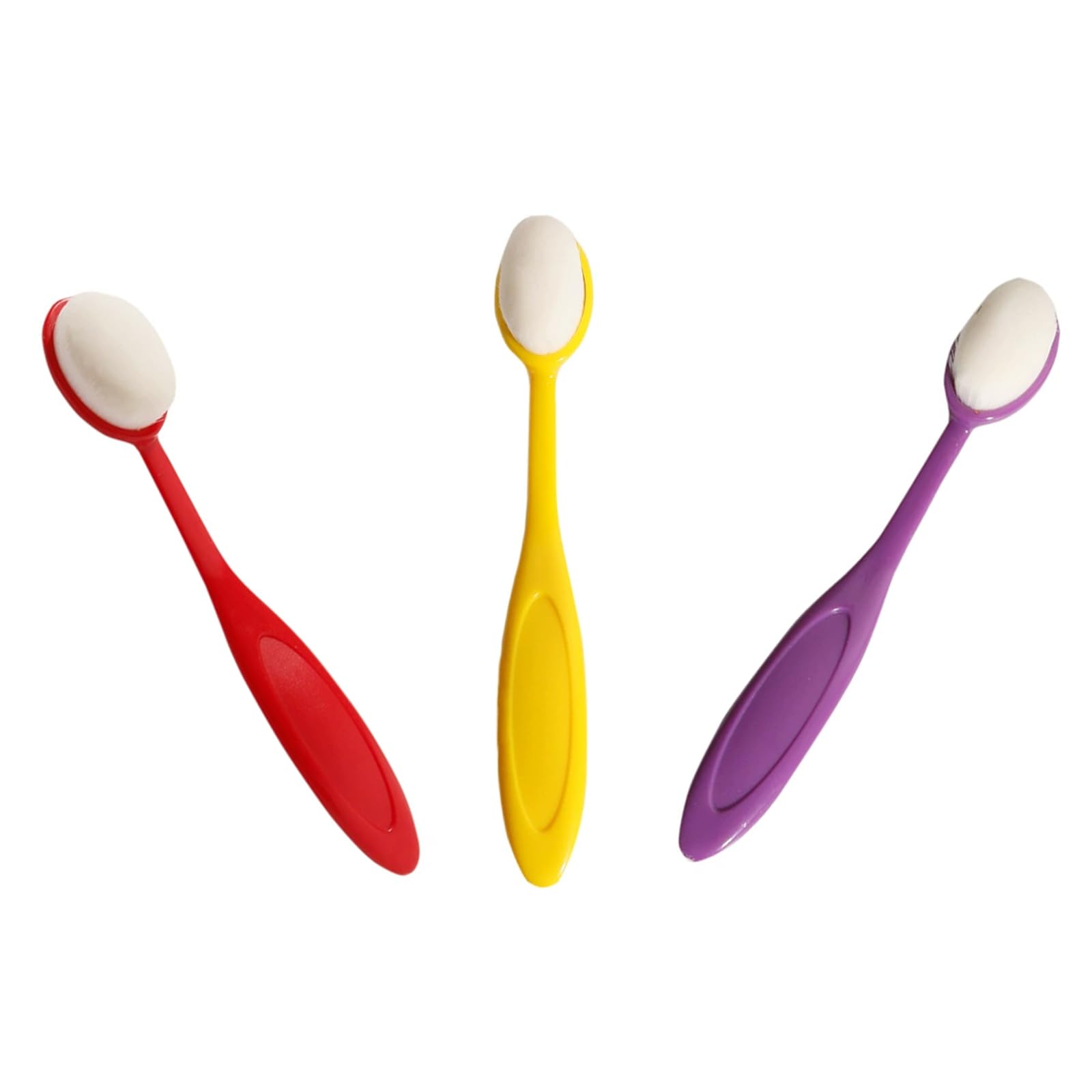 Rebecaskyens Colorful 3Pcs Blending Brushes For Crafts, Ink Blending Brushes Blending Brushes Set Painting Brushes Background Stencil Brushes Painting Tool For Paper Crafter Cardmaking Stamp Scrapbooking