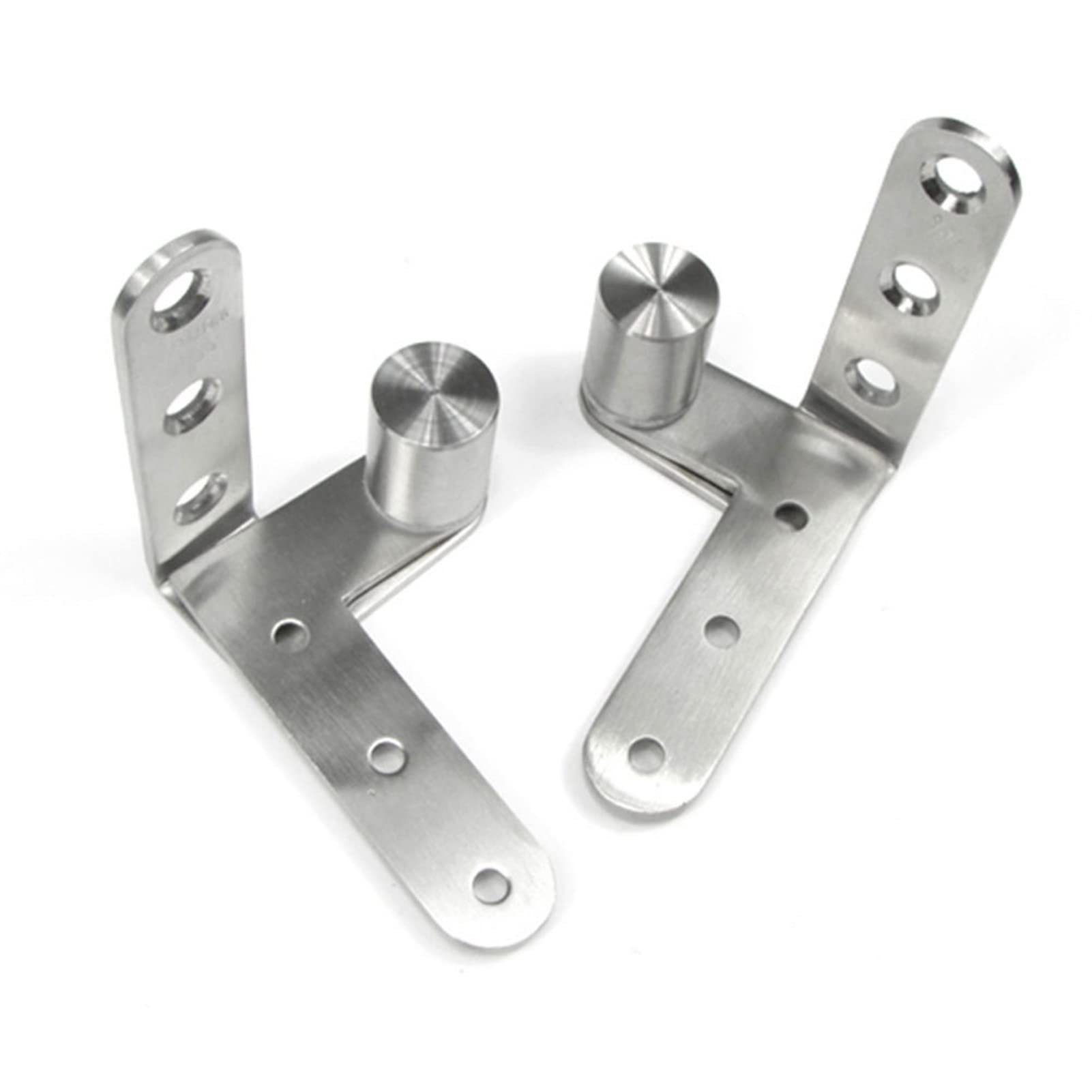 AUNANGLJSCS Door Hidden Hinges Stainless Steel Heavy Duty Pivot Hinge for Bedroom, Livingroom, Mansion, Wooden Adjustable Gap Shaft Up and Down
