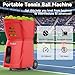 PUSUN Tennis Ball Machine, Tennis Ball Launcher with App/Remote/iWatch Control, Max Speed of 75Mph, 1.8-8s/Ball, Multiple Training Modes(AI Drill/Programming/Random/Vary Speed) 4-6Hrs Battery Life