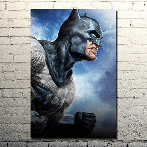 Peinture Par Numéro Batman 40x50cm - DIY Adulte Et Enfant - Déco Maison Et Activité Créative