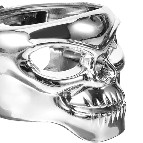 Portavasos para carro forma calavera multifuncional miniatura 3
