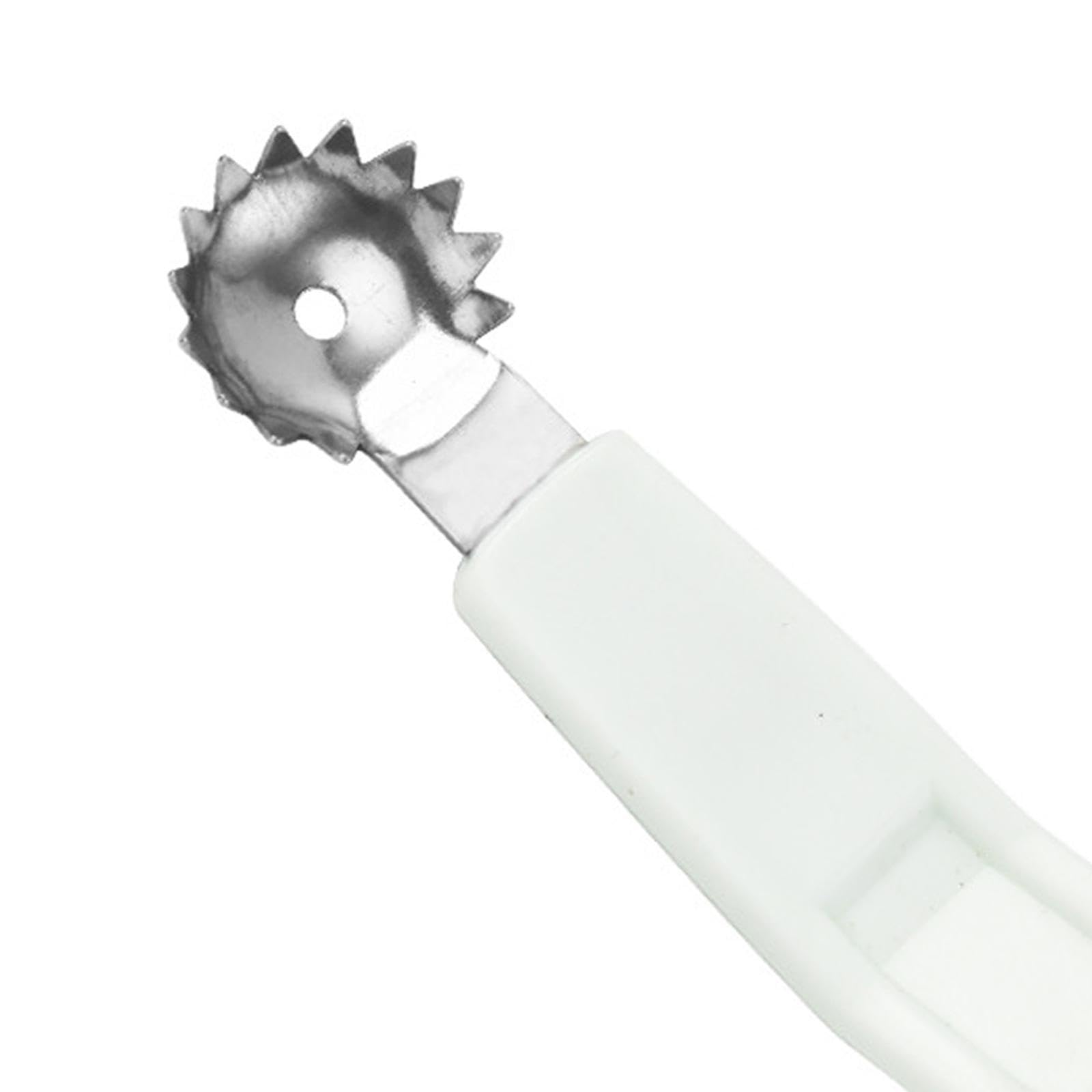 Strawberry Huller Remover Tool, Household Kitchen Gadget Melon Baller, Vegetable Stem Hulling for Restaurant, Picnic Dining, White