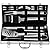grilljoy Birthday Gift with Wrapping Box for Man Woman - 18pcs BBQ Grill Accessories Set - Stainless Steel Barbecue Grilling Utensil Kit with Non-Slip Handle in Aluminum Case Set