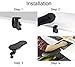 Rotating Computer Arm Rest Pad, Ergonomic Adjustable PC Wrist Rest Extender, Desk Attachable Home Office Mouse Pad Health Care Arm Support