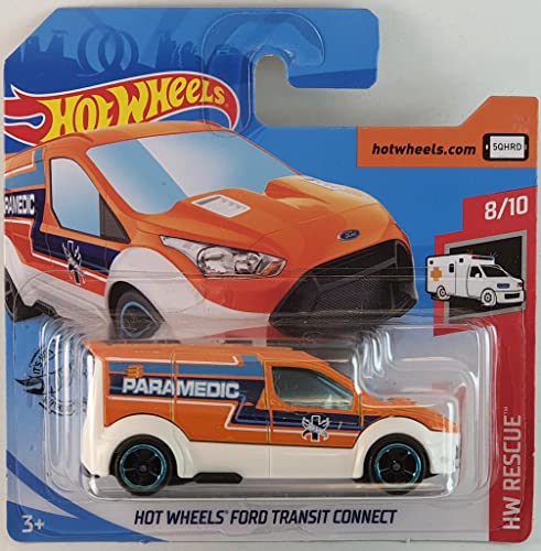Hot Wheels Ford Transit Connect HW Rescue miniatura 4