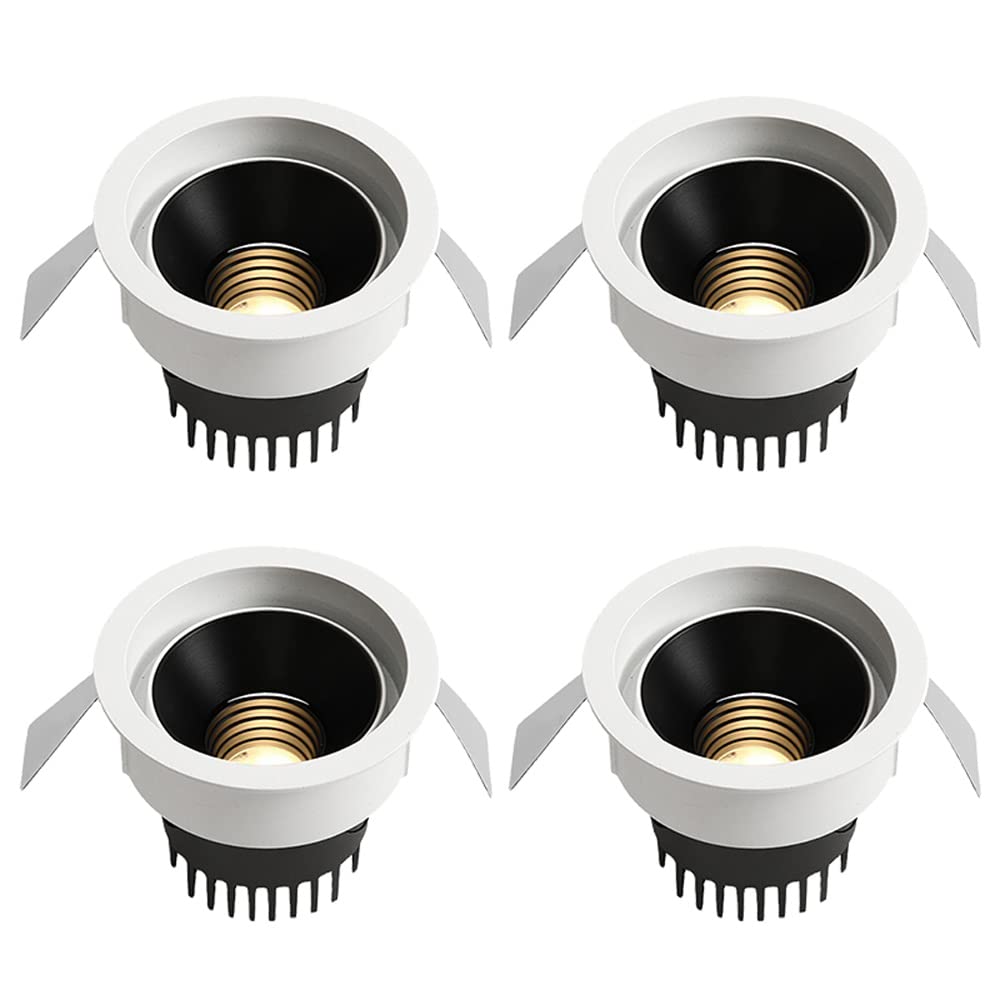 GTHTUHFD 4Pack Led Downlight 3.5Inch Retrofit Can Lights Recessed Lighting For Hallway Cloakroom Lamp,10W,12W,15W Replacement Conversion Kit – 6000K,4000K,3000K,12w-6000k