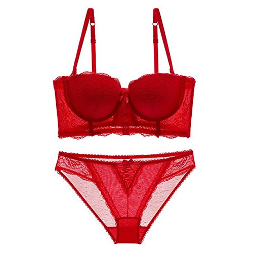 Red strapless bra set Clearance