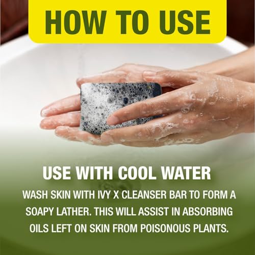 Image of CoreTex Ivy X Post-Contact Poison Ivy Cleanser Soap Bar (Large) - 3oz Bar of USA-Made Relief Soap to Remove the Itch Before it Starts - Also Works on Poison Oak & Sumac Oils
