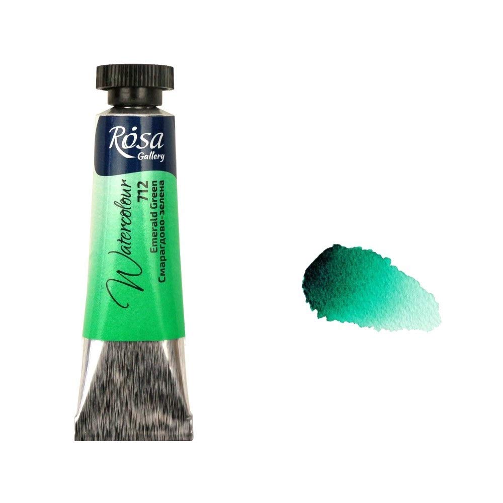 Rosa Gallery Emerald Green Professional Watercolour Paint, 10Ml Tubes, Gallery, Artist Quality (Emerald Green)