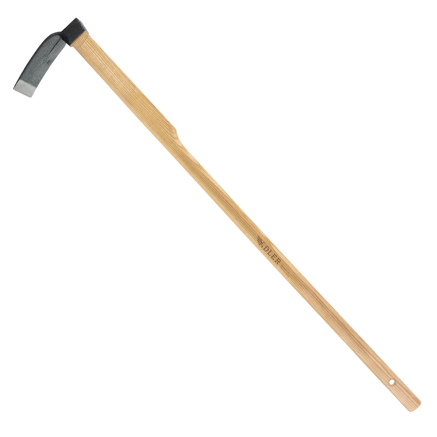 ADLER Zappa Ivy – Zappa da giardino forgiata – C45 acciaio manico in frassino – Made in Germany – Ideale per aiuole, diserbo e allentamento – Certificazione FSC® (naturale, L – 1 350 mm)