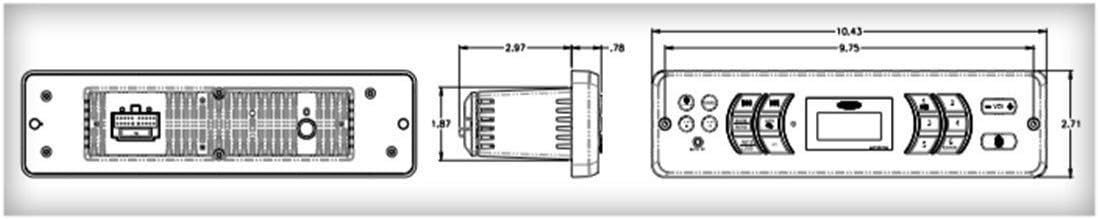 Jensen JWM1A Dimensions Diagram