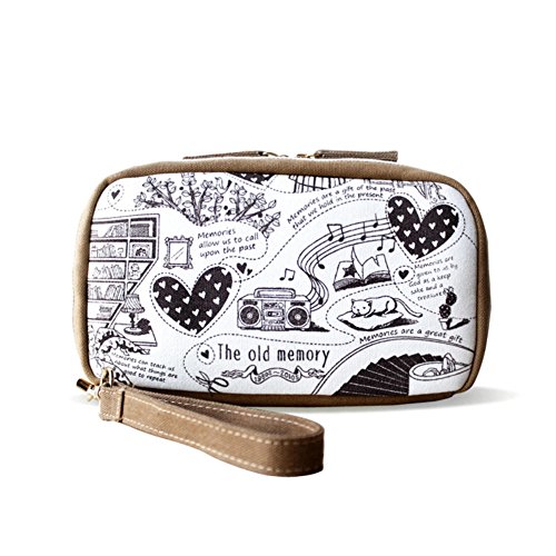 Mme Clutch portable et pochette de rangement chic modèle B pour femme