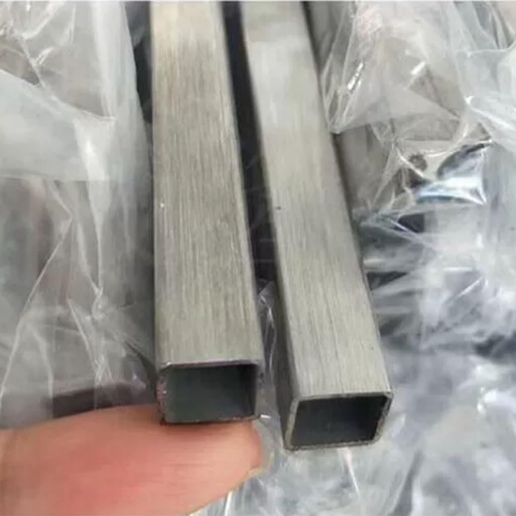 304 Edelstahl Rechteckrohr 25x38x1mm – 100 Mm Länge, Geschweißt, Poliert