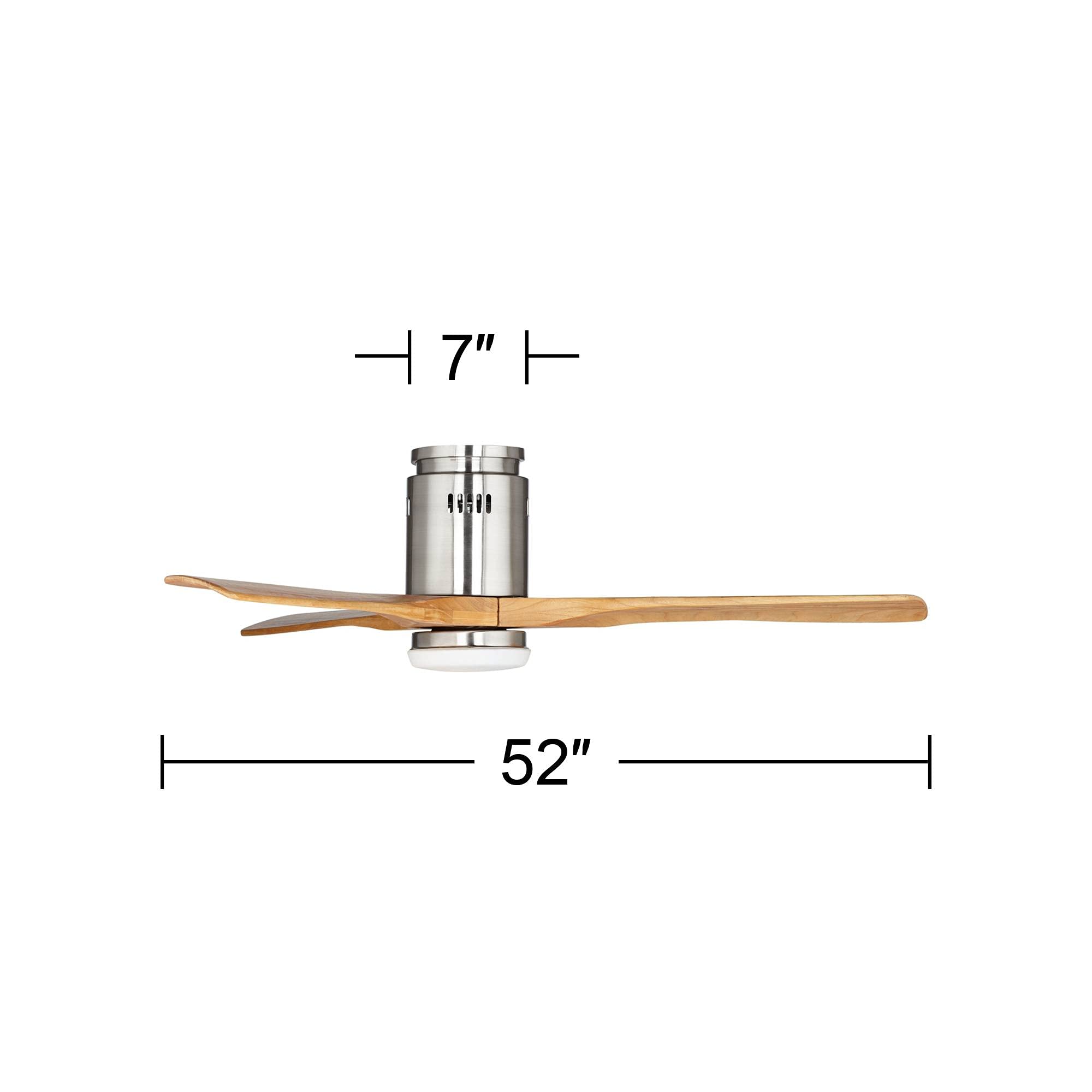 Buy 52 Admiralty Modern Hugger Indoor Ceiling Fan With Light LED