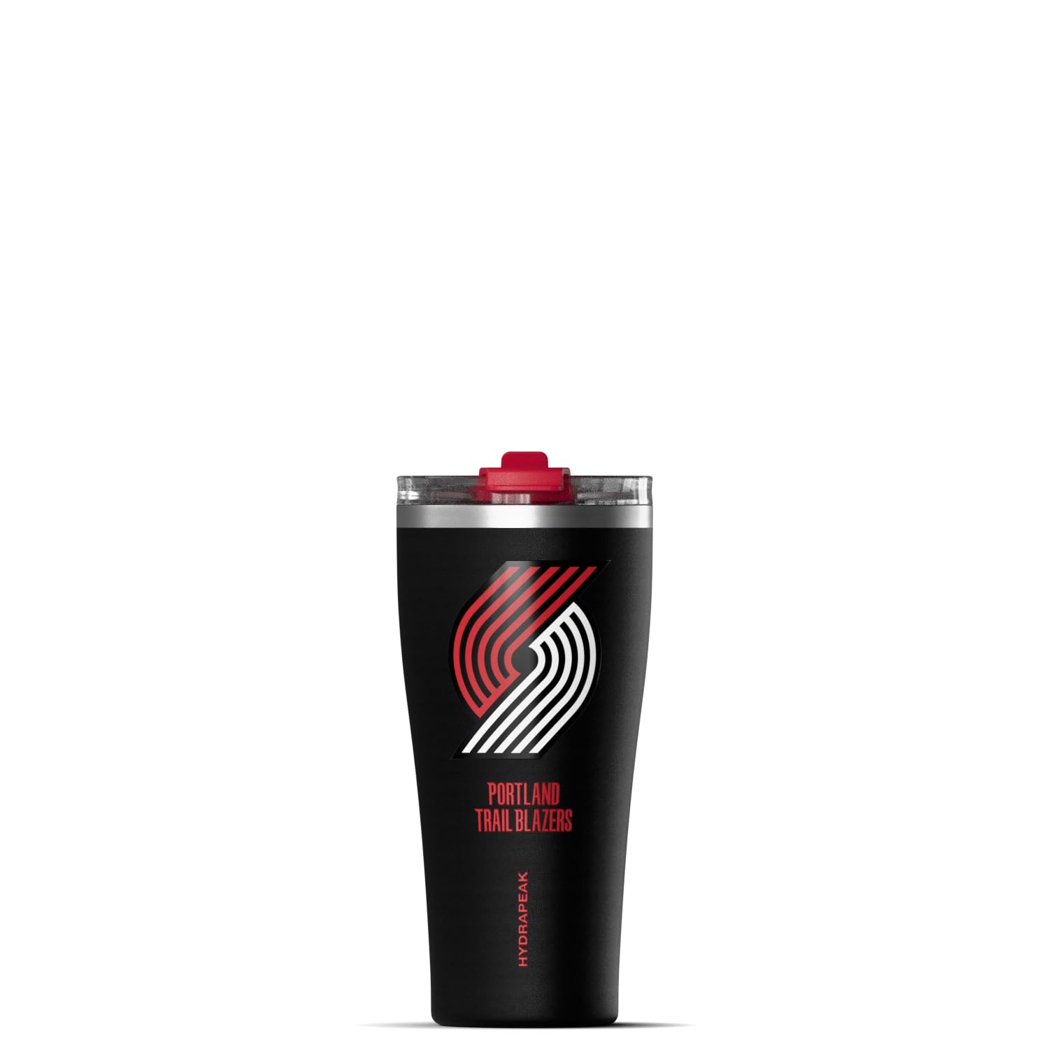 Hydrapeak NBA Officially Licensed Portland Trail Blazers Roamer 30oz Vacuum Insulated Stainless Steel Tumbler with 2-in-1 Flip &amp; Straw Lid, Spill-Proof, Cup Holder Friendly Design