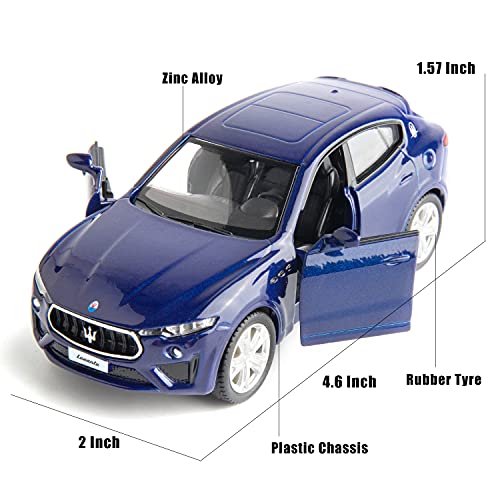 Modelo de Coche Maserati Levante 1:36 RMZ City Azul miniatura 2