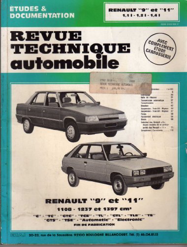  Renault 9 et 11 - 1108, 1237 et 1397 cm3...