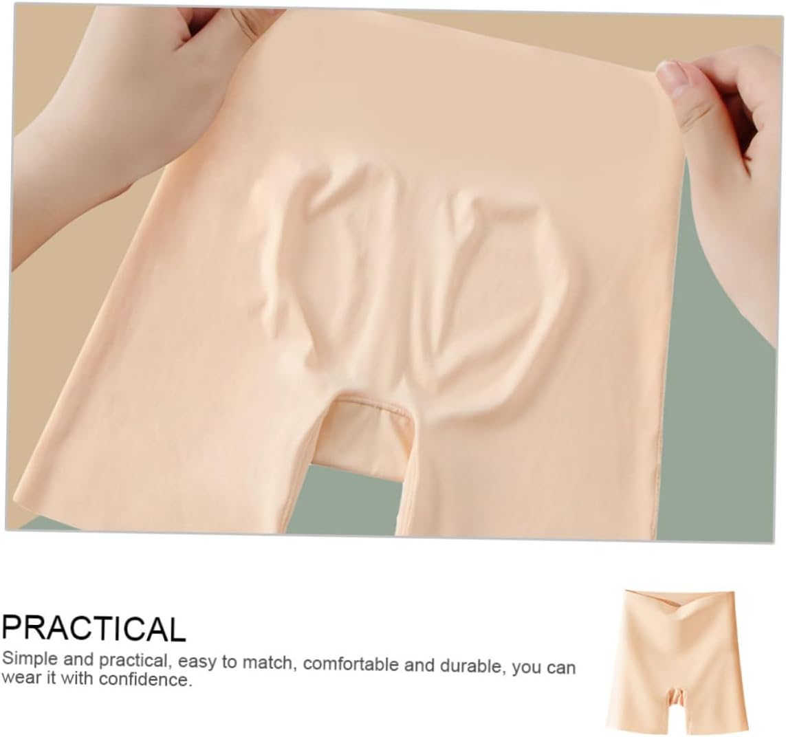 Supple High Waist Maternity Panty Comfortable -exposure Shorts for Pregnant Women Mid-high Waist Smooth Seamless Design for and Skirts Skin Tone