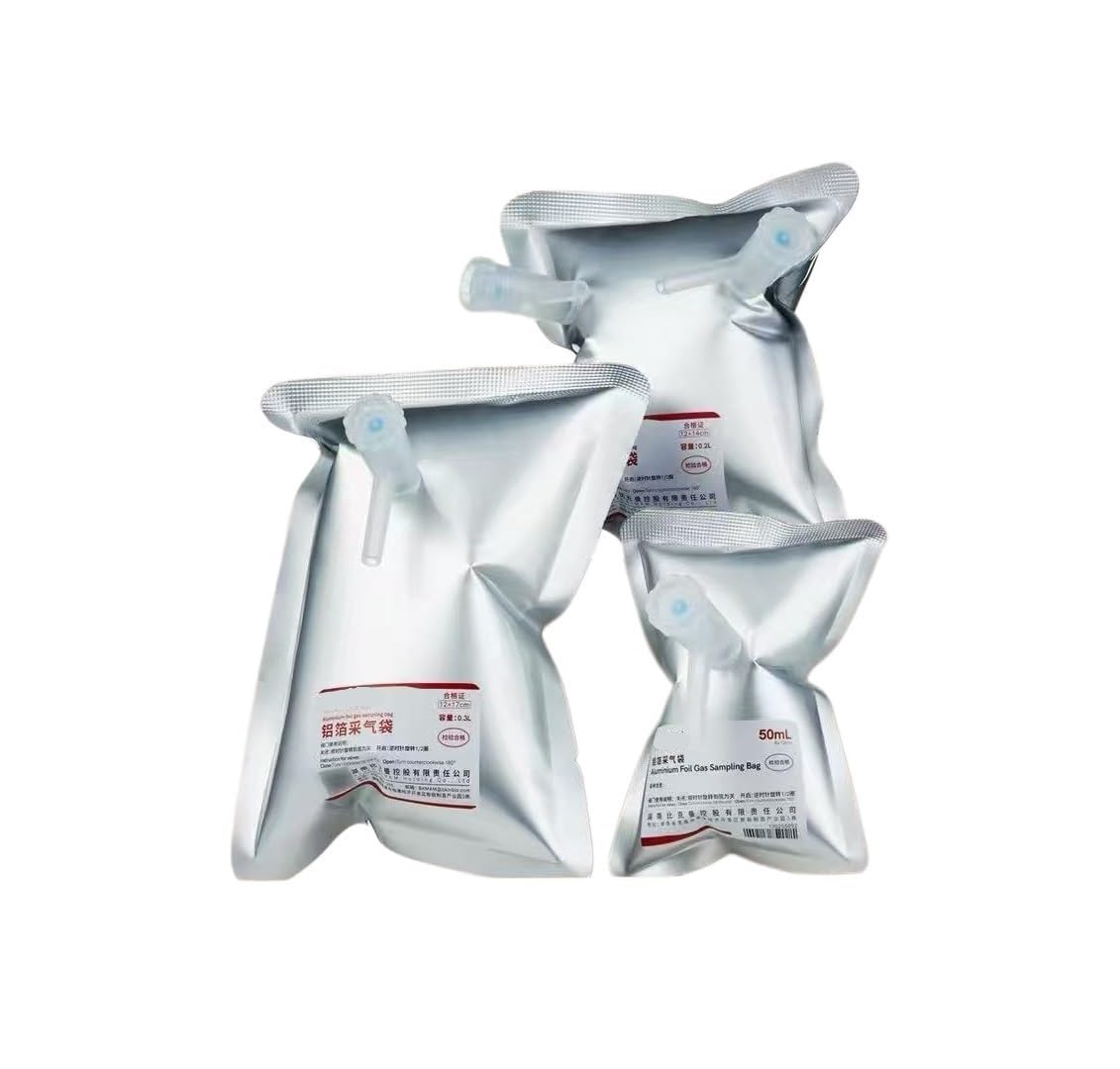 0.1L Aluminum Foil Sampling Bags, 5 Pack