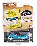 1949 Roadmaster Blue Metallic with Red Interior Jewel Box Just for You! Vintage Ad Cars Series 8 1/64 Diecast Model Car by Greenlight 39110 A
