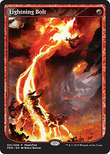 MTG 稲妻 マジックフェスト プロモ foil lightning bolt MTG 稲妻 マジックフェスト プロモ foil lightning bolt Amazon