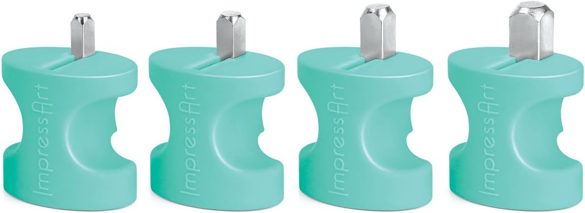 ImpressArt - Simple Strike Metal Stamping Jig, Easy-Grip Stamp Holder for Metal Hand Stamping (6mm) - Image 3