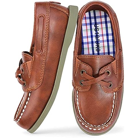HOMEHOT Boys Casual Dress Loafers Cover
