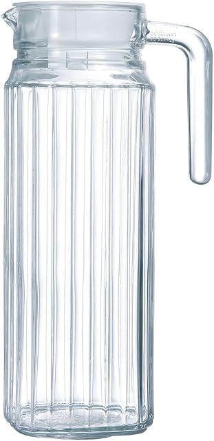 Luminarc ARC 70361 Quadro dzbanek do lodówki z pokrywką, 1,1 litra, szkło, przezroczyste, 1 sztuka