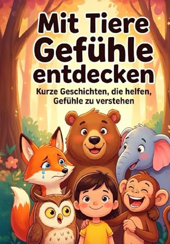 Mit Tiere Gefühle entdecken: Kurze Geschichten, die helfen, Gefühle zu verstehen/Das Gefühle Buch für Kinder