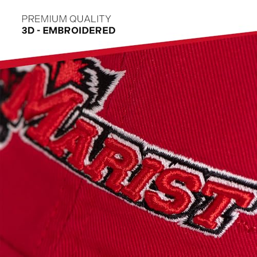 Gorra bordada ajustable roja estilo baseball miniatura 4