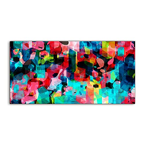 Tableau acrylique abstrait pour habiller un grand mur de chambre