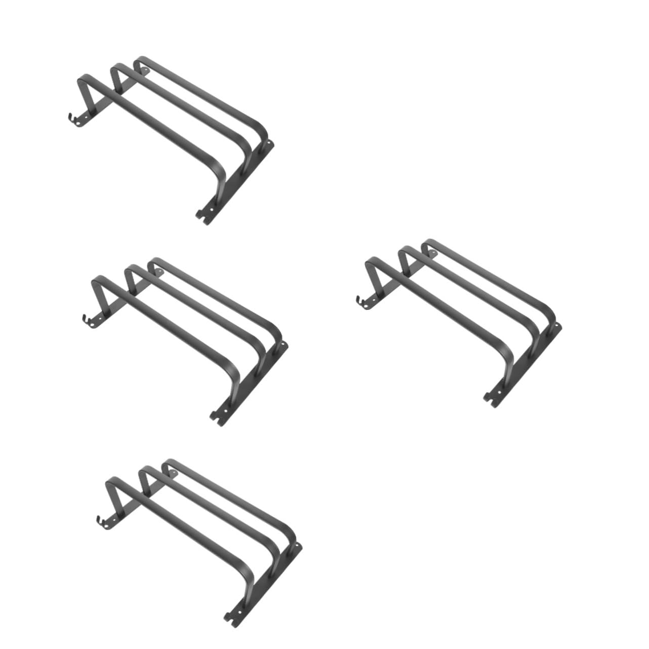 Porte-serviettes muraux en aluminium IMIKEYA robustes au fini décoratif