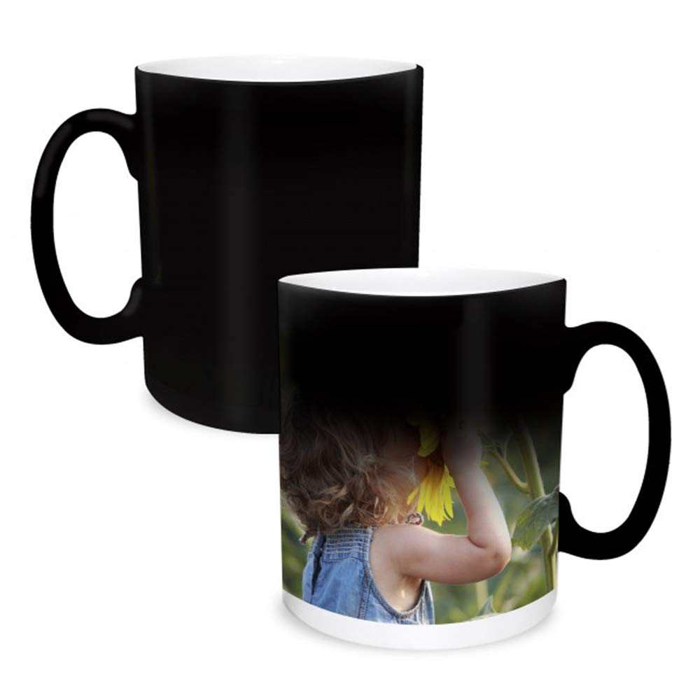 Getexciting Magic Photo Mug Black Ceramic Colour Changing Personalized/Customized Cup with Picture Gifts for Birthday, Anniversary, Valentine’s Day, Hubby, Wifey 325 ML Getexciting Magic Photo Mug Black Ceramic Colour Changing Personalized/Customized Cup with Picture Gifts for Birthday, Anniversary, Valentine’s Day, Hubby, Wifey 325 ML