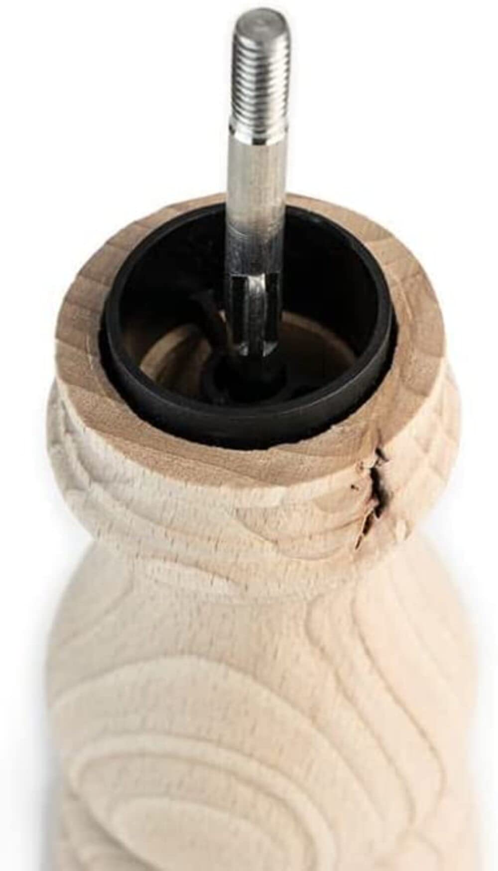 PEUGEOT - Moulin à Poivre Paris Nature 40 cm - Réglage Classique - En Bois Revalorisé Labellisé PEFC - Fabrication Française - Coloris Naturel