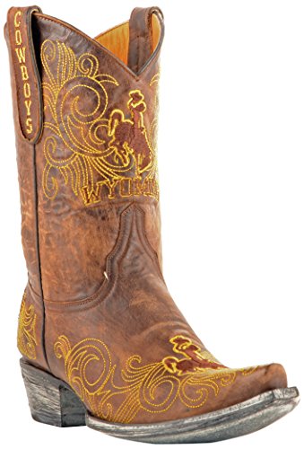 Gameday Boots NCAA Ladies 10 inch University Boot Wyoming Cowboys, 8 B (M)