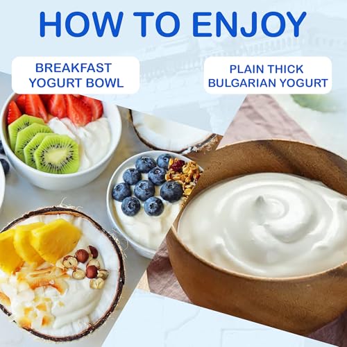 Image of Alla's Posh Flavors Bulgarian Yogurt Starter Culture | Plain | Gluten-Free | Foil Sachets | Non-GMO | 100% Vegetarian | Make Natural Probiotic Yogurt at Home