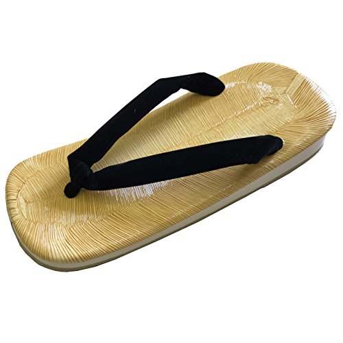Edoten Black Setta Japanese Tatami Zouri Sandals XXXL