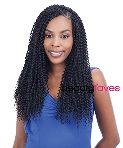 FreeTress Bulk Braiding Hair - Kinky Bohemian Braid (1 - Jet Black)