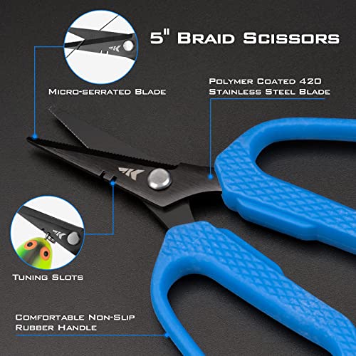 Image of KastKing Kalibrate Fishing Line Spooler, Line Counter & 5 inch Braid Scissors | No Line Twist, Easy to Use, Fits Spinning & Baitcasting Reels, Durable Polymer, Fishing Gears and Gifts for Men