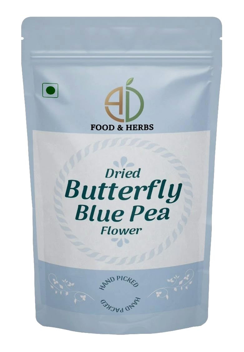 A D Food & Herbs Butterfly Pea Flower Powder Aromatic Edible for Homemade Lattes, Tea Blends, Bath Salts, Gifts, Crafts (50 Gms x pack of 2) (B0B9MS4SHR) Amazon Price History, Amazon Price Tracker