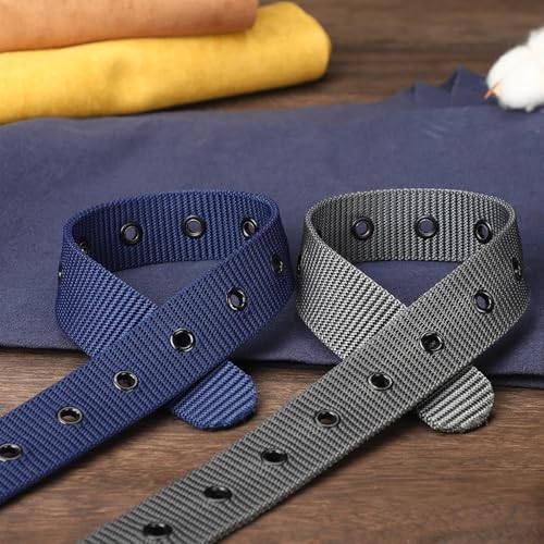 Perforated Canvas Belt Men's Needle Buckle Belt Student Youth Version Versatile Jeans Belt Training Extende4