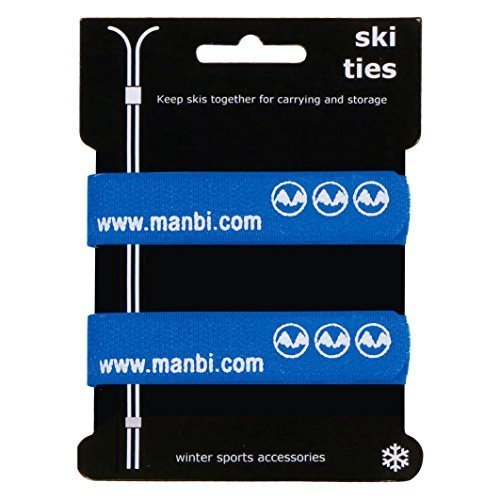 Manbi Pair Of 2cm Hook& Loop Ski Ties Atomic K2 Head Cable Tidy Luggage Strap