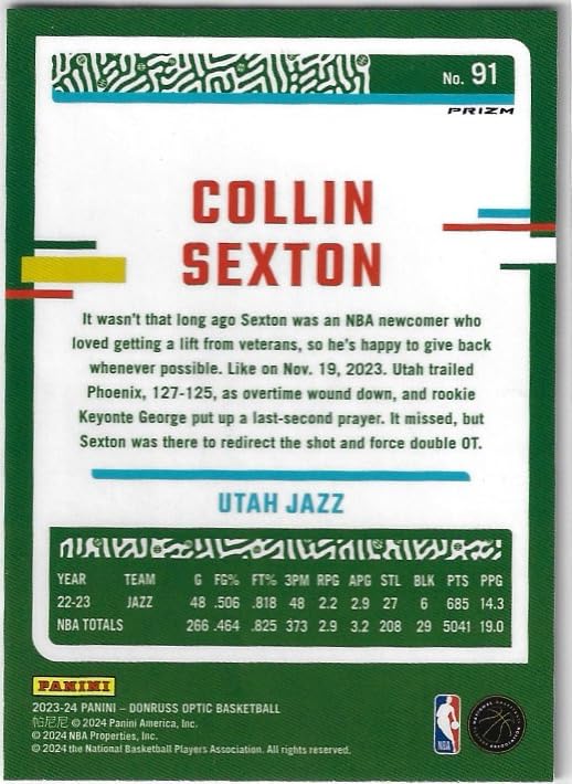 【99シリ RC AUTO】COLLIN SEXTON　DONRUSS Collin Sexton RC 2018-19 Panini Donruss RATED Rookie Card