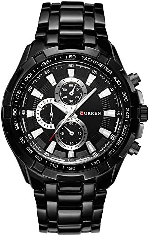 Relógio Masculino Curren 8023 BRG Pulseira em Aço Inoxidável – Pr...