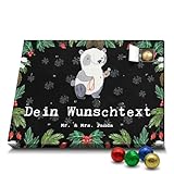 Mr. & Mrs. Panda Adventskalender mit Namen Goldschmied Leidenschaft Mit Füllung von 'Classic' - Personalisierte Geschenke, Personalisierter, Schmuckgeschäft, Juwelier, Geschenk, Spruch, Lustig
