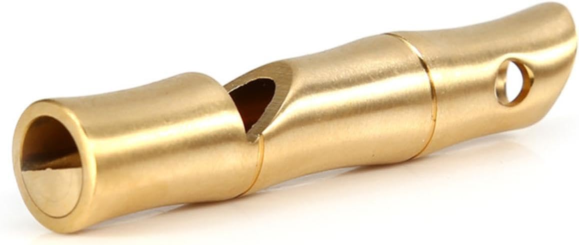 Loudest Brass Whistle Premium Emergency Whistle 1 Piece Outdoor Survival Whistle for Camping Hiking Boating Backpacking Fishing Kayak Rescue Signaling Loud Safety Whistle Loudest Brass Whistle Premium Emergency Whistle 1 Piece Outdoor Survival Whistle for Camping Hiking Boating Backpacking Fishing Kayak Rescue Signaling Loud Safety Whistle