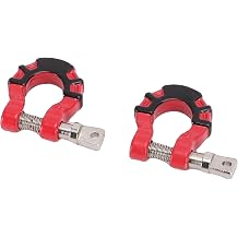 RC Metal Trailer Shackle, Durable Hook for Axial SCX10 RC Crawler Car, Convenient Rescue Link for Off-Road Enthusiasts Red