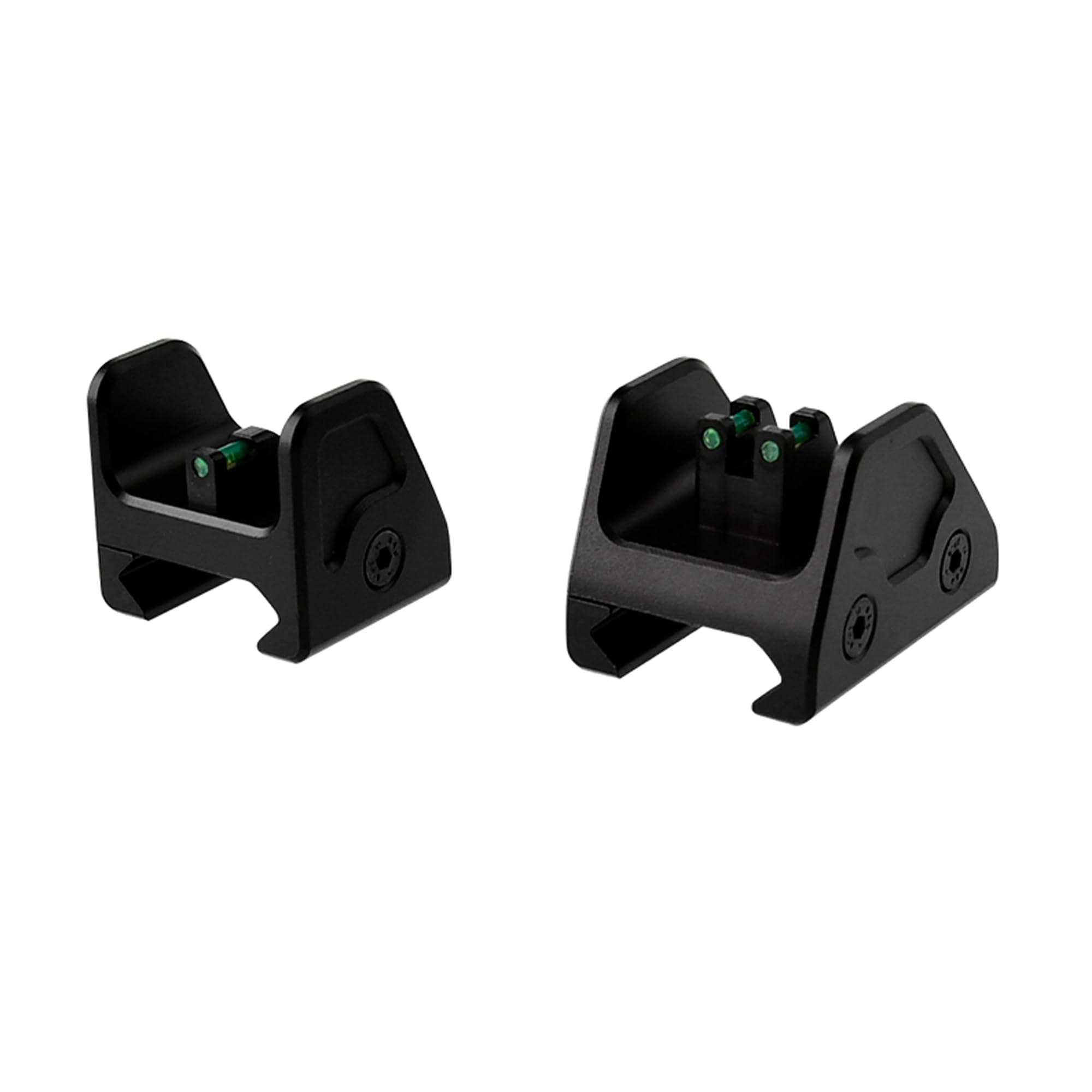 Amazon.com: WORKER CNC Aluminum Alloy Fiber Optic Iron Sights for