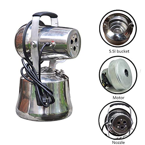 Handheld Garden Sprayer 5.5L Suitable for School/Supermarket/Home Garden Argriculture Disinfection,Stainless Steel Made