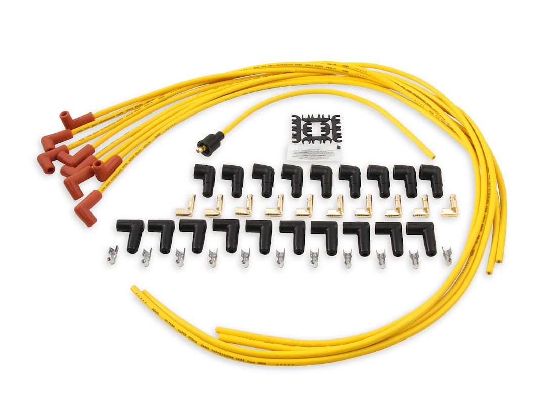ACCEL 4041 Spark Plug Wire Set - 8mm - Yellow